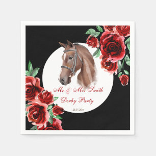 Servilleta De Papel Derby fiesta caballo fiesta ecuestre personalizado