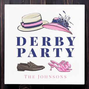 Servilleta De Papel Derby Fiesta Gorra zapata a la marina de adormider