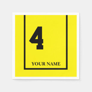 Servilleta De Papel Derby Horse Race Amarillo 4 Papel Personalizado Na
