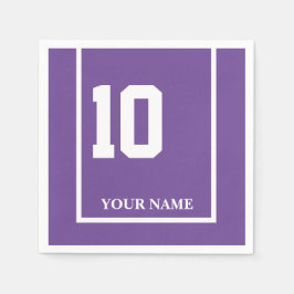 Servilleta De Papel Derby Horse Race Purple 10 Personalizado