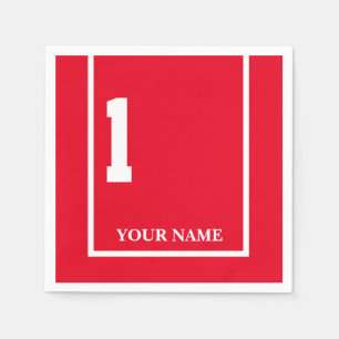 Servilleta De Papel Derby Horse Race Red 1 Papel personalizado Napkin