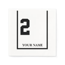 Derby Horse Race White 2 Papel personalizado Napki