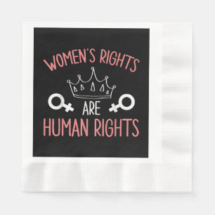 Servilleta De Papel Derechos de la mujer Derechos de la mujer Derechos