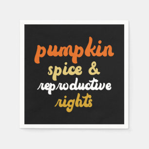 Servilleta De Papel Derechos Reproductivos de la Especia de Calabaza P