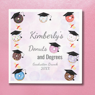 Servilleta De Papel Desayuno de graduación Donuts and Degrees