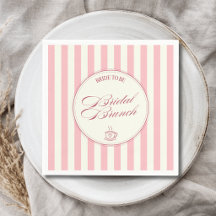 Desayuno Nupcial Rayas Rosadas Cafe Vintage Boda