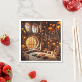 Servilleta De Papel Desenlace caprichoso del árbol de otoño