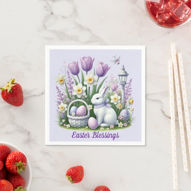 Servilleta De Papel Deseos de Pascua (In situ)