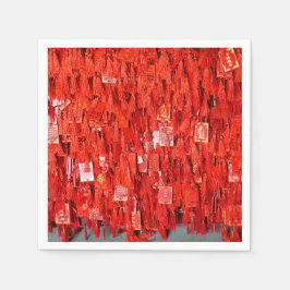 Servilleta De Papel Deseos rojos