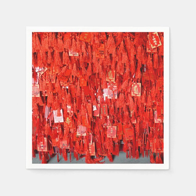 Servilleta De Papel Deseos rojos (Anverso)