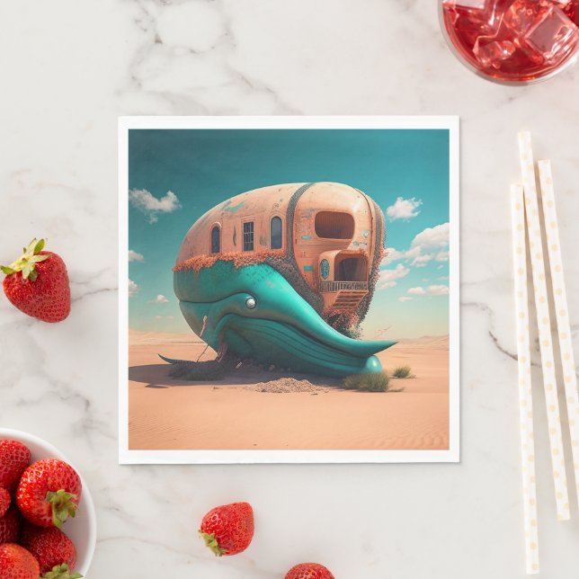 Servilleta De Papel Desert Whale House (In situ)