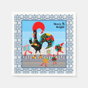 Servilleta De Papel Desfile de Navidades festivos portugueses