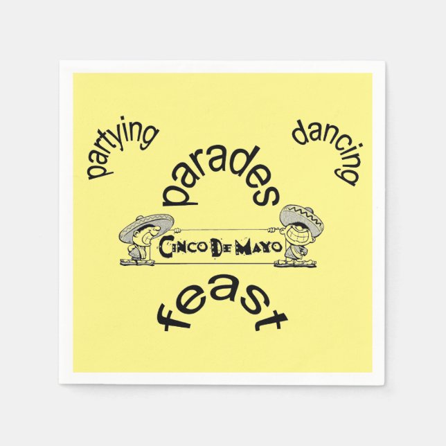 Servilleta De Papel Desfiles- (Anverso)