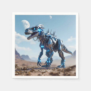 Servilleta De Papel Desierto de dinosaurios de Cyborg