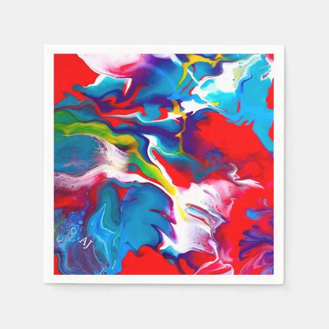 Servilleta De Papel Designer Print Napkin (Anverso)