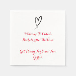 SERVILLETA DE PAPEL DESPEDIDA DE SOLTERA