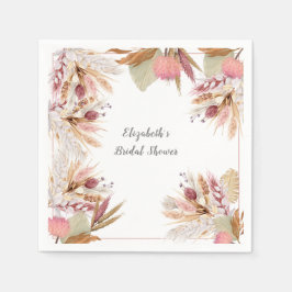 Servilleta De Papel Despedida de soltera BOHO Terracotta Hierba de Pam