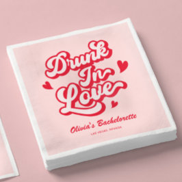 Servilleta De Papel Despedida de soltera Borracha Enamorada