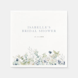 Servilleta De Papel Despedida de soltera botánica de invierno