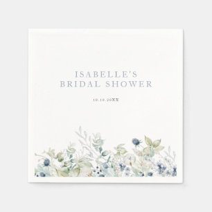 Servilleta De Papel Despedida de soltera botánica de invierno