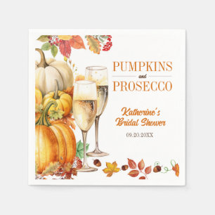Servilleta De Papel Despedida de soltera con calabazas y Prosecco