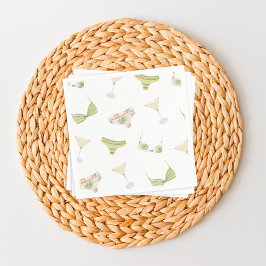 Servilleta De Papel Despedida de soltera con tema de bikinis y martini