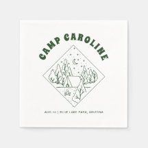 Despedida de soltera con tema de camping