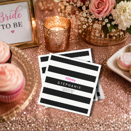 Servilleta De Papel Despedida de soltera con tema personalizado de Sep