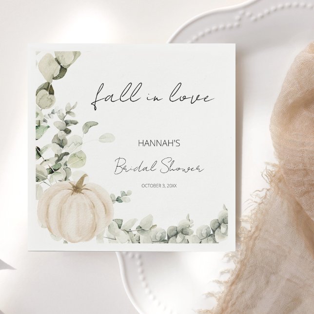 Servilleta De Papel Despedida de Soltera de Calabaza Enamorada (Subido por el creador)