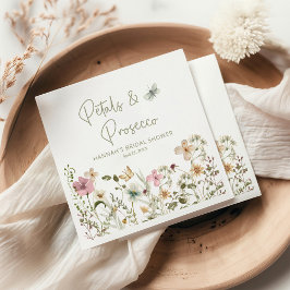 Servilleta De Papel Despedida de soltera de flores silvestres Petals a