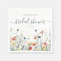 Despedida de soltera de flores silvestres vibrante