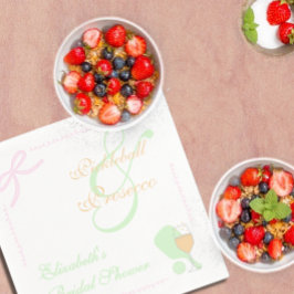 Servilleta De Papel Despedida de soltera de pickleball y prosecco