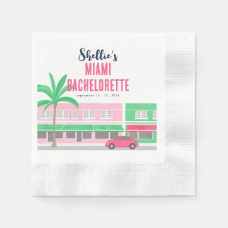Servilleta De Papel Despedida de soltera en Miami