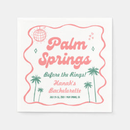 Servilleta De Papel Despedida de soltera en Palm Springs