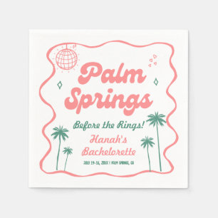 Servilleta De Papel Despedida de soltera en Palm Springs