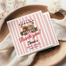 Servilleta De Papel Despedida de Soltera Fresco del Mercado