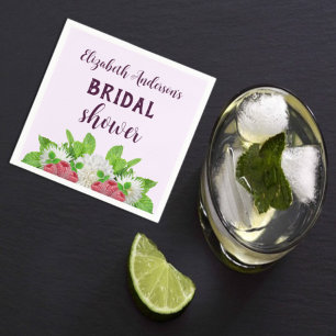 Servilleta De Papel Despedida de soltera Garden Dahlia