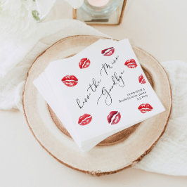 Servilleta De Papel Despedida de soltera Kiss the Miss Goodbye