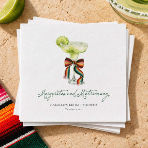 Servilleta De Papel Despedida de Soltera Margaritas & Matrimonio