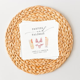 Servilleta De Papel Despedida de Soltera Panties & Palomas Bridal Show