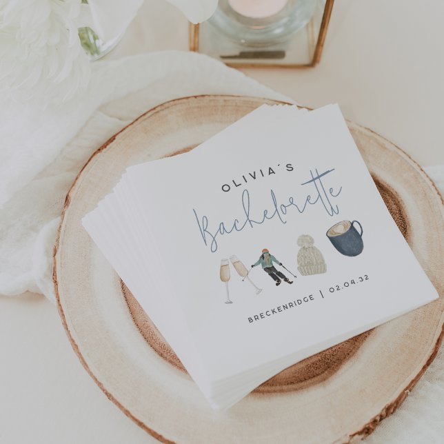 Servilleta De Papel Despedida de soltera personalizada en un resort de (Subido por el creador)