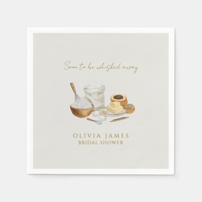 Servilleta De Papel Despedida de soltera pronto será llevada (Anverso)