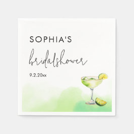 Servilleta De Papel Despedida de soltera Tacos de acuarela y tequila