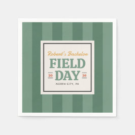 Servilleta De Papel Despedida de soltero en día de campo