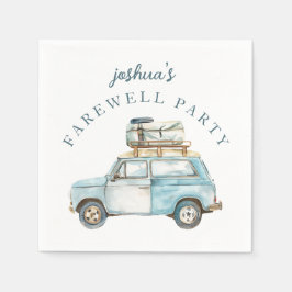 Servilleta De Papel Despedida Grad Cute Car fuera Fiesta