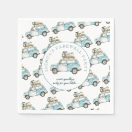 Servilleta De Papel Despedida Grad Cute Car fuera Fiesta