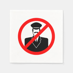 Servilleta De Papel Detener las toallas de Rótulo de Doorman