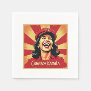 Servilleta De Papel Detengan el Kamunismo Harris Walz 2024 Camarada Ka