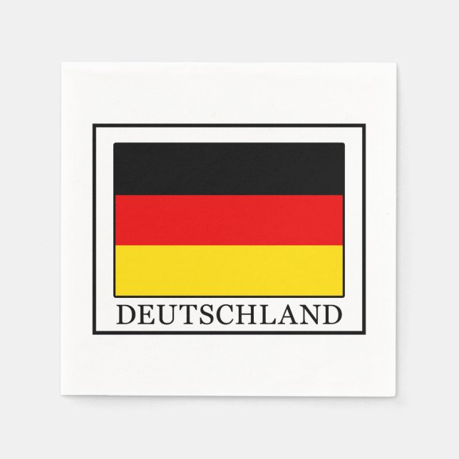 Servilleta De Papel Deutschland (Anverso)