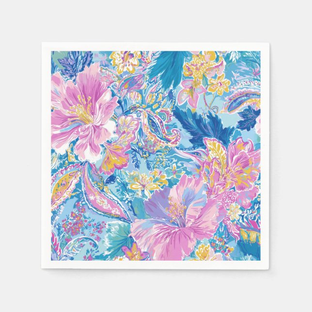 Servilleta De Papel Devina Lily - Platos de fiesta Anenome Collette (Anverso)